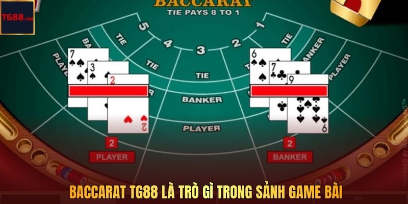 Baccarat - Giải Trí Hấp Dẫn, Sinh Lời Dễ Dàng X10 Lần Cùng TG88 2 Baccarat TG88 là trò gì trong sảnh game bài