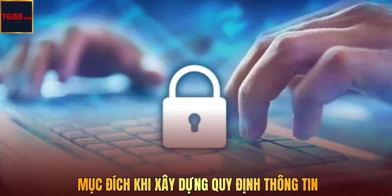 Mục đích khi xây dựng quy định thông tin